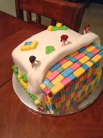 Girls Lego Cake
