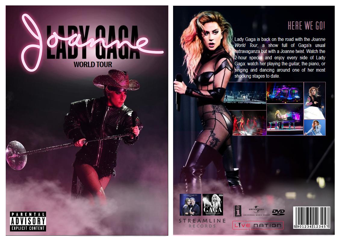 Aubergine redaktionelle falanks Lady Gaga Fanmade Covers: Joanne World Tour - DVD