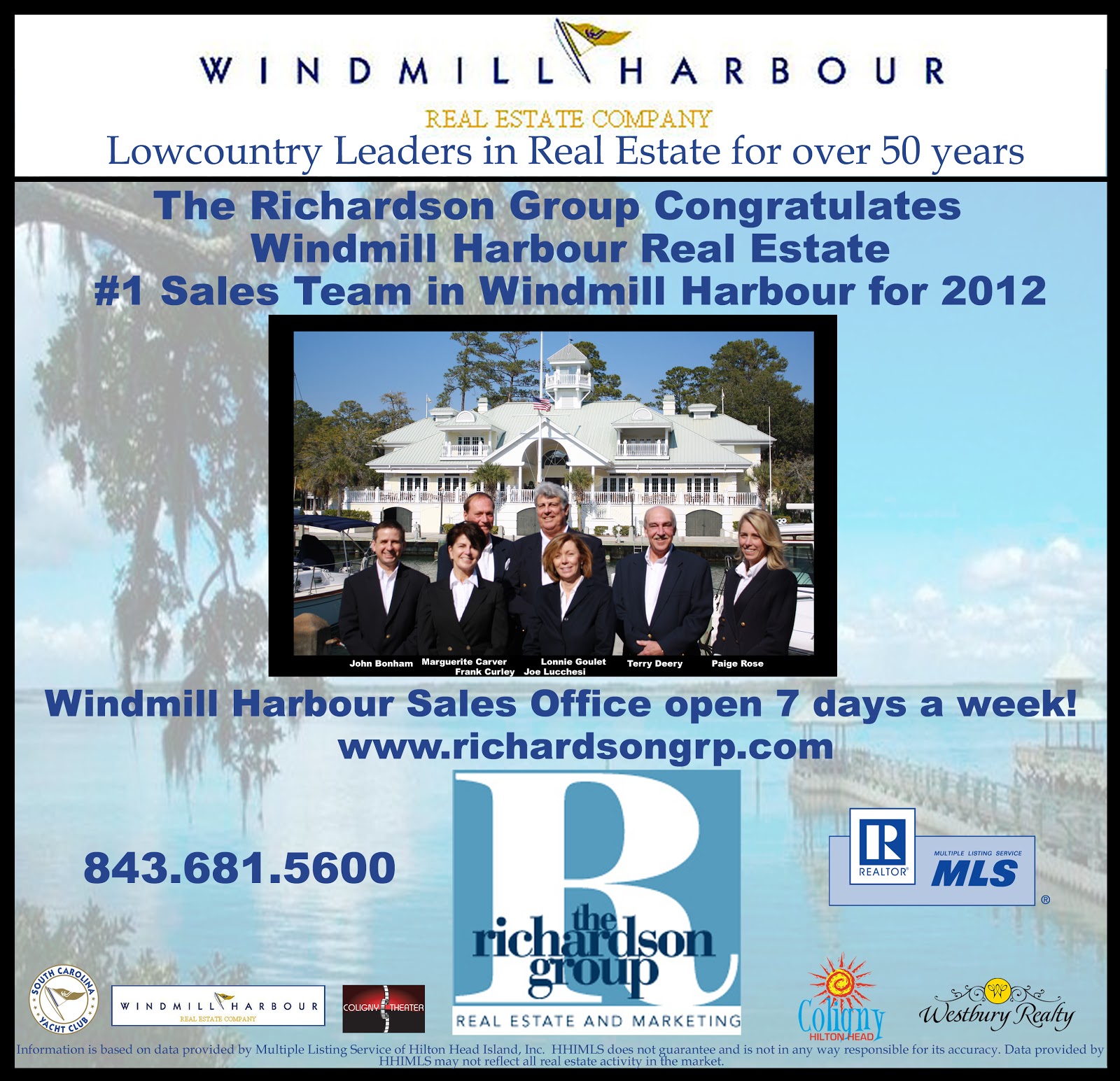 Hilton Head Island Real Estate Congratulations to the Windmill Harbour