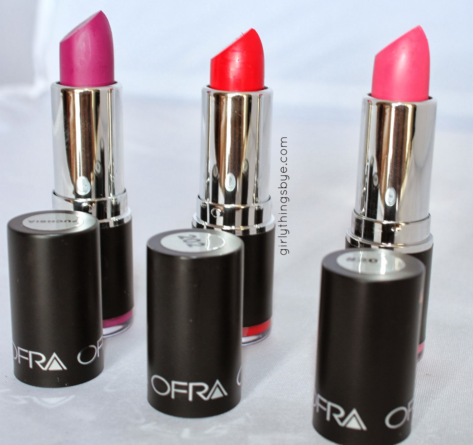 OFRA Cosmetics Lipsticks & Swatches | Girly Things by *e ...