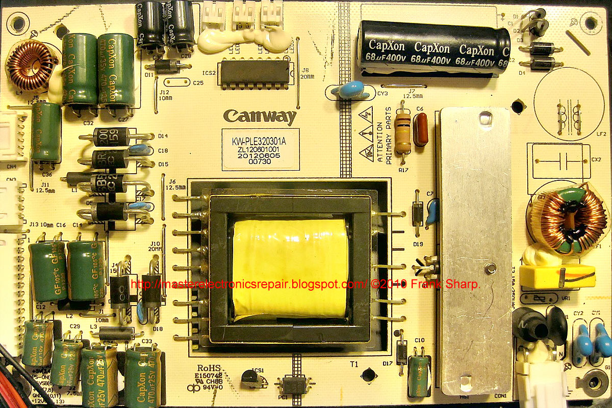 Master Electronics Repair !: REPAIRING / SERVICING TV DNS M32AM8