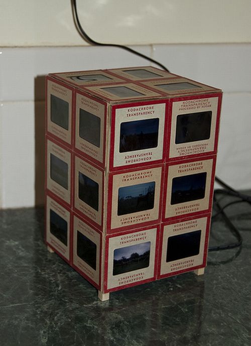 Dishfunctional Designs Upcycled Neat Projects Made With Old Photo Slides