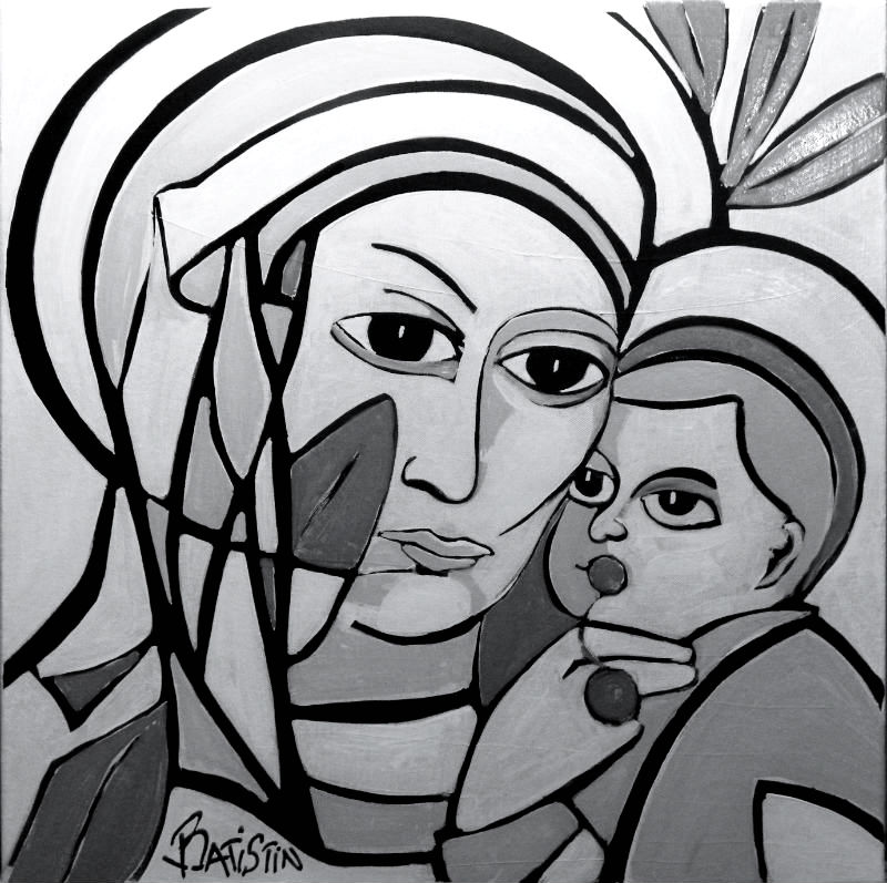 La Vierge à la Cerise Corse par Batistin La Vierge à la Cerise Corse par Batistin