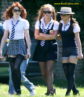 fashion photography research and ideas: school girl look