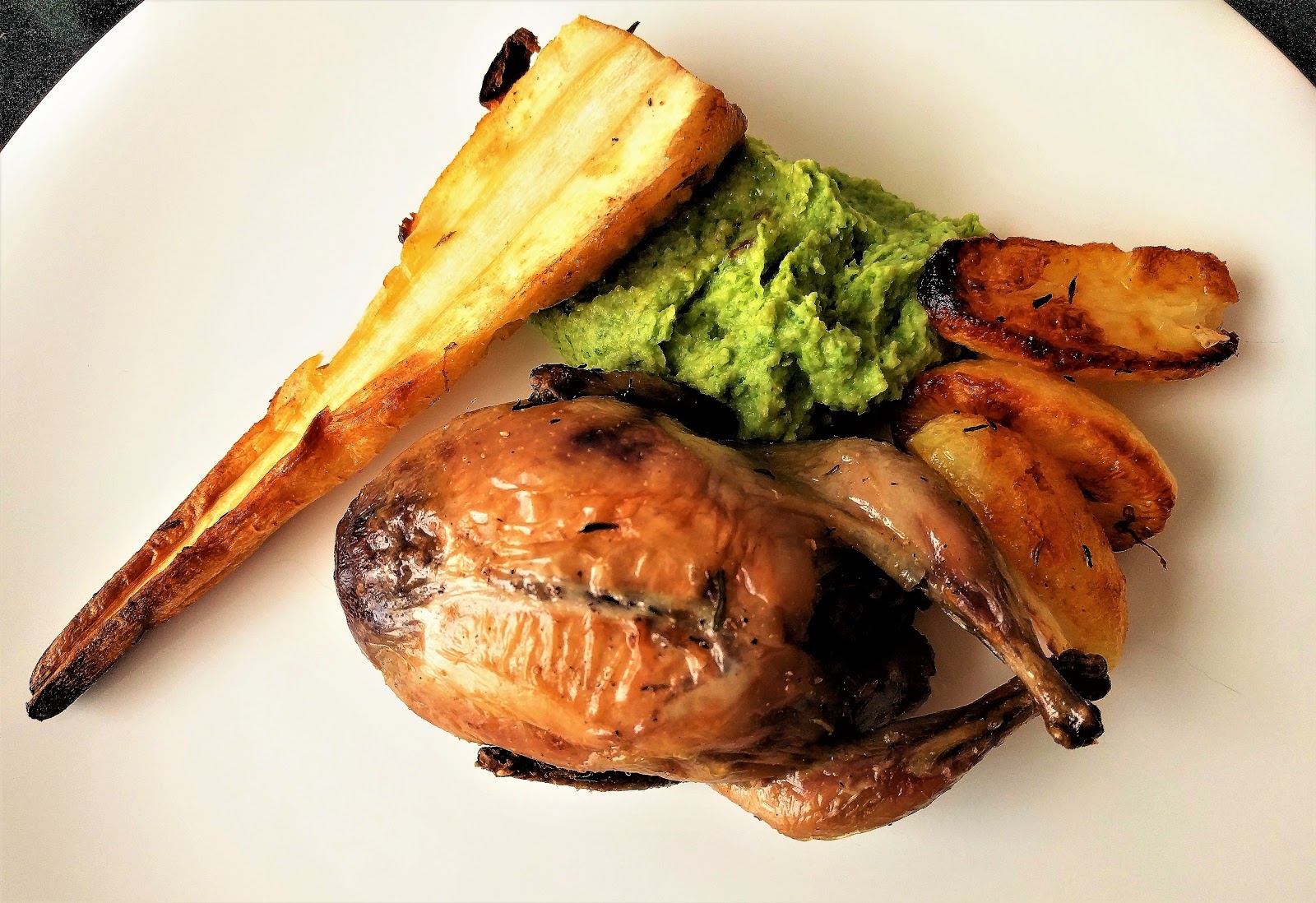 Boned and Stuffed roast quail Kitchen Exile