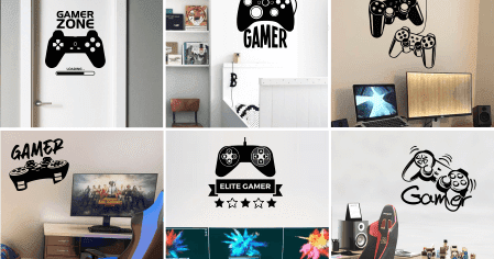 VINILOS DECORATIVOS GAMER GAMING | CDM Vinilos Decorativos para pared y