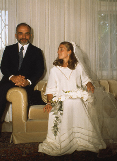 Royalty Online Royal Weddings From The Past King Hussein And Queen Noor 1978