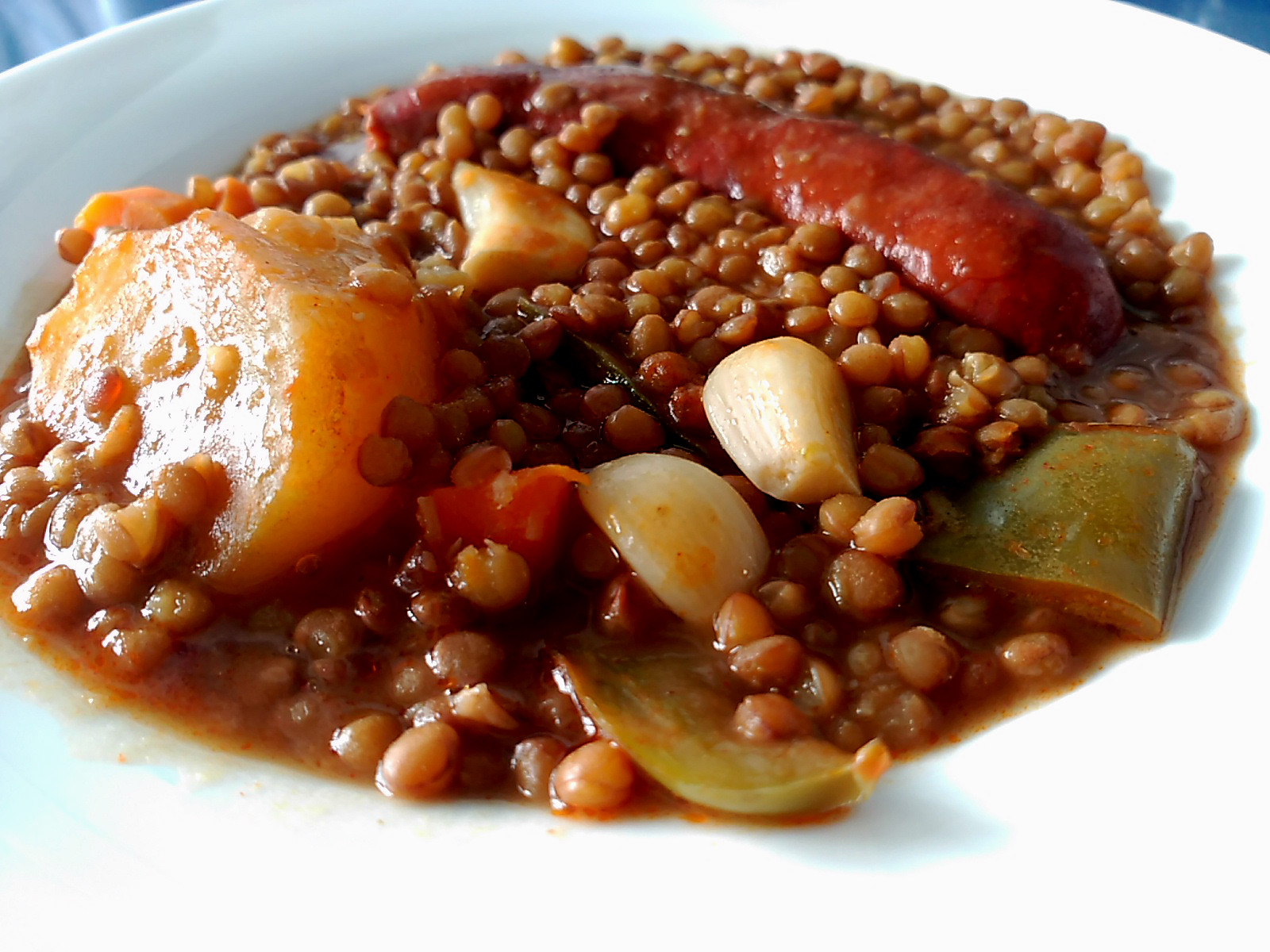 Lentejas con Chorizo - Cocina A Buenas Horas