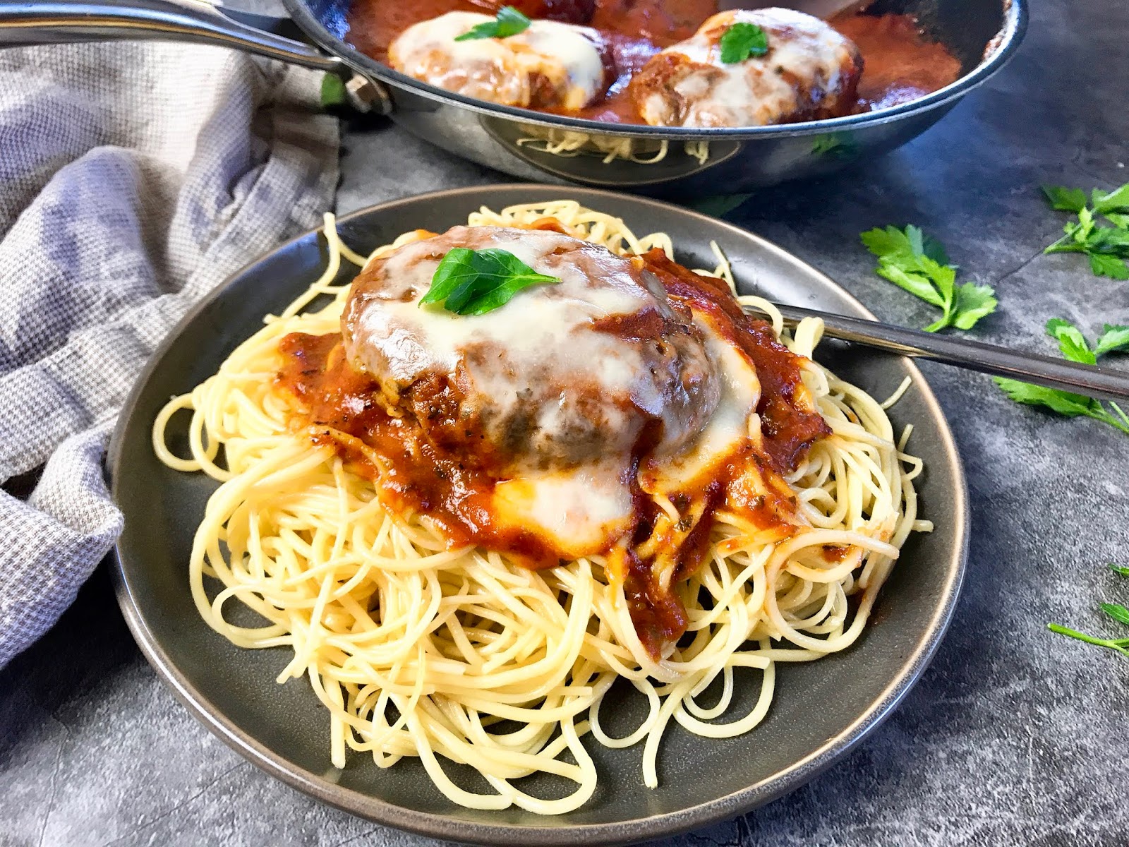 GlutenFree Salisbury Steaks with Marinara