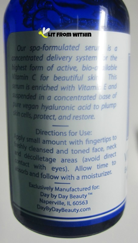 Day By Day Beauty Vitamin C Serum directions for use