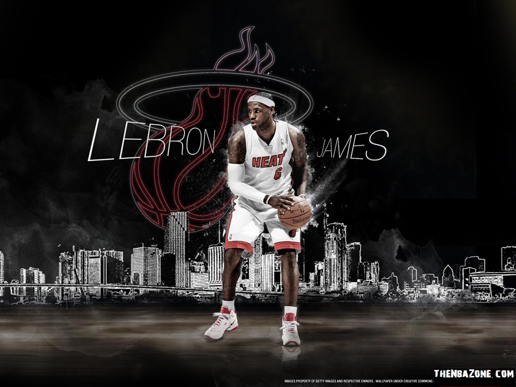 Lebron James Miami Heat NBA Playoffs 2012 HD Wallpaper
