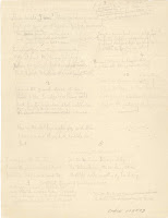 A handwritten page of verse.