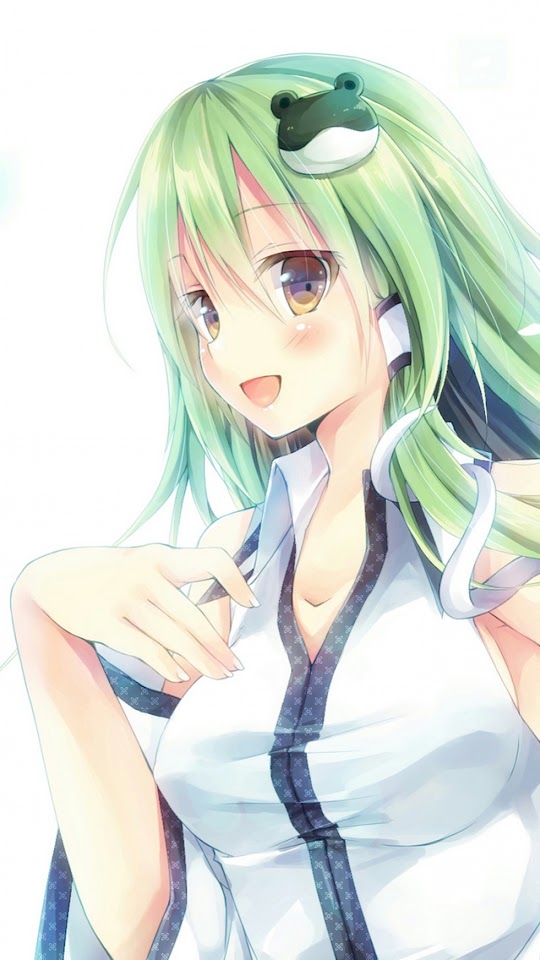   Green Hair Anime Girl   Galaxy Note HD Wallpaper