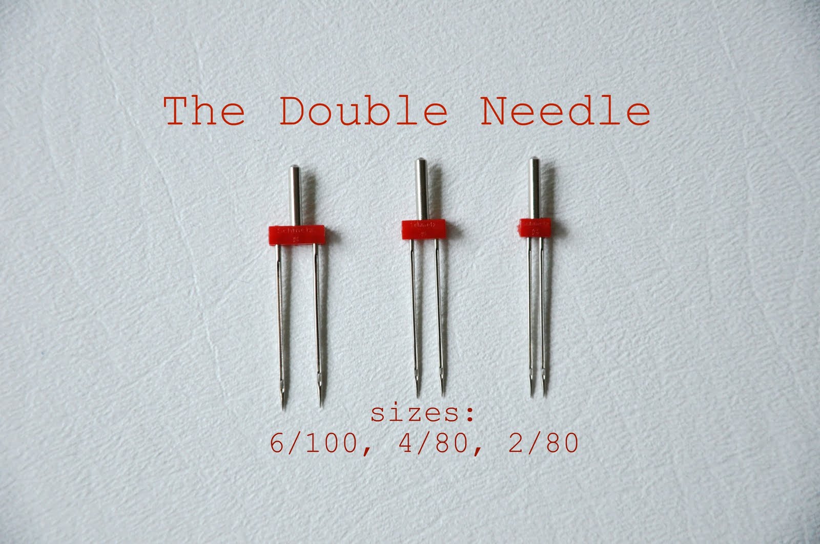 no big dill: Double Needle