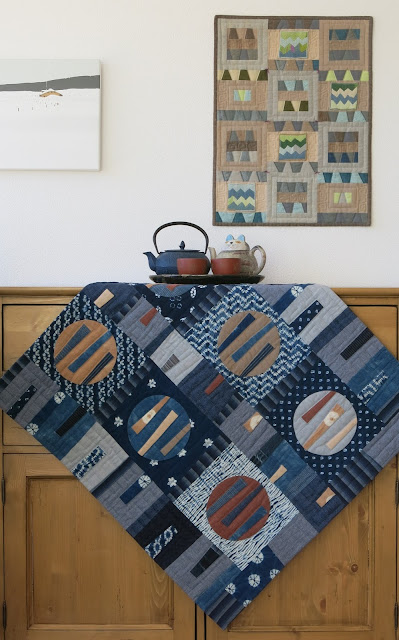 Finished quilt - Indigo - Quiltmania competition