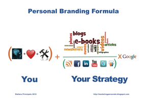 Il personal branding in sintesi