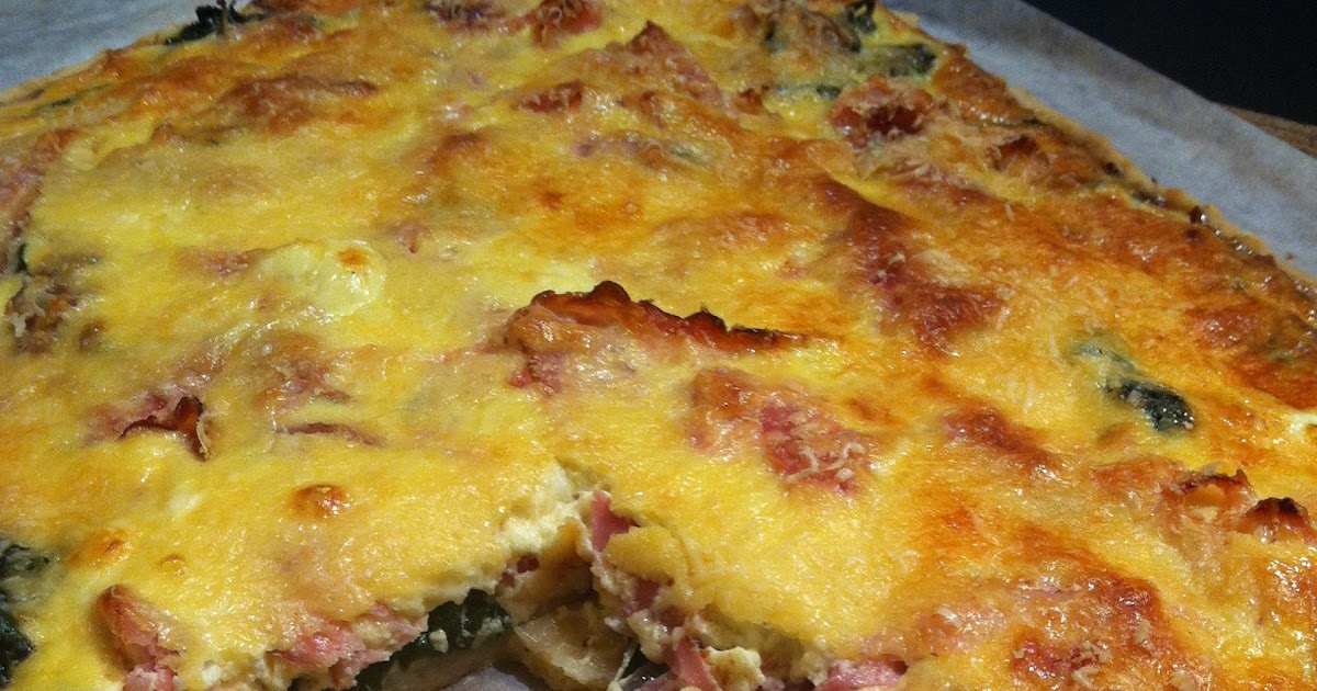 Maude and Betty: Italian ham and spinach tart - Jamie at Home