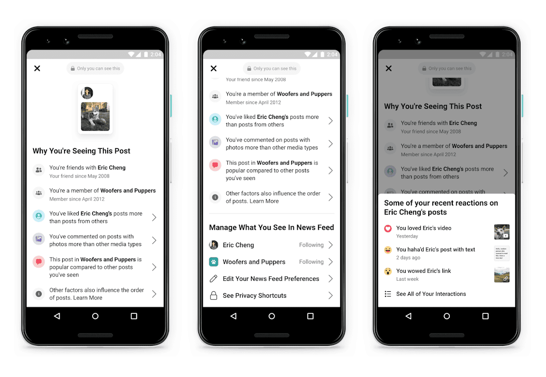 Facebook now explains why you see a particular post in your news feed