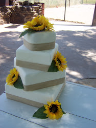 cake burlap sunflower cakes shower bridal cupcakes decor birthday licious michelle pm posted flowers
