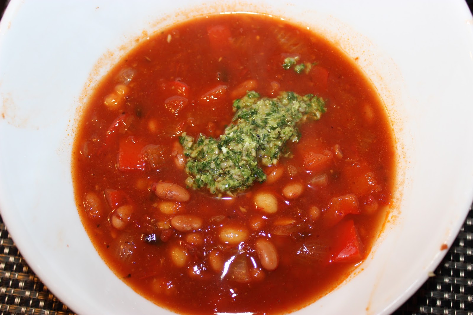 Something I Tried Forks Over Knives Pinto Bean Stew with Spicy