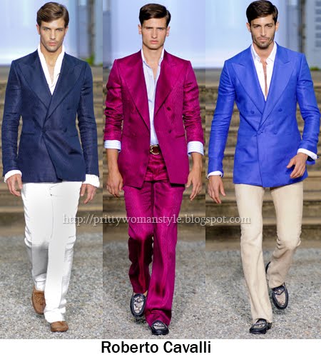 Roberto Cavalli мъжки костюми 2012
