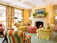 Red Yellow Living Room Decor