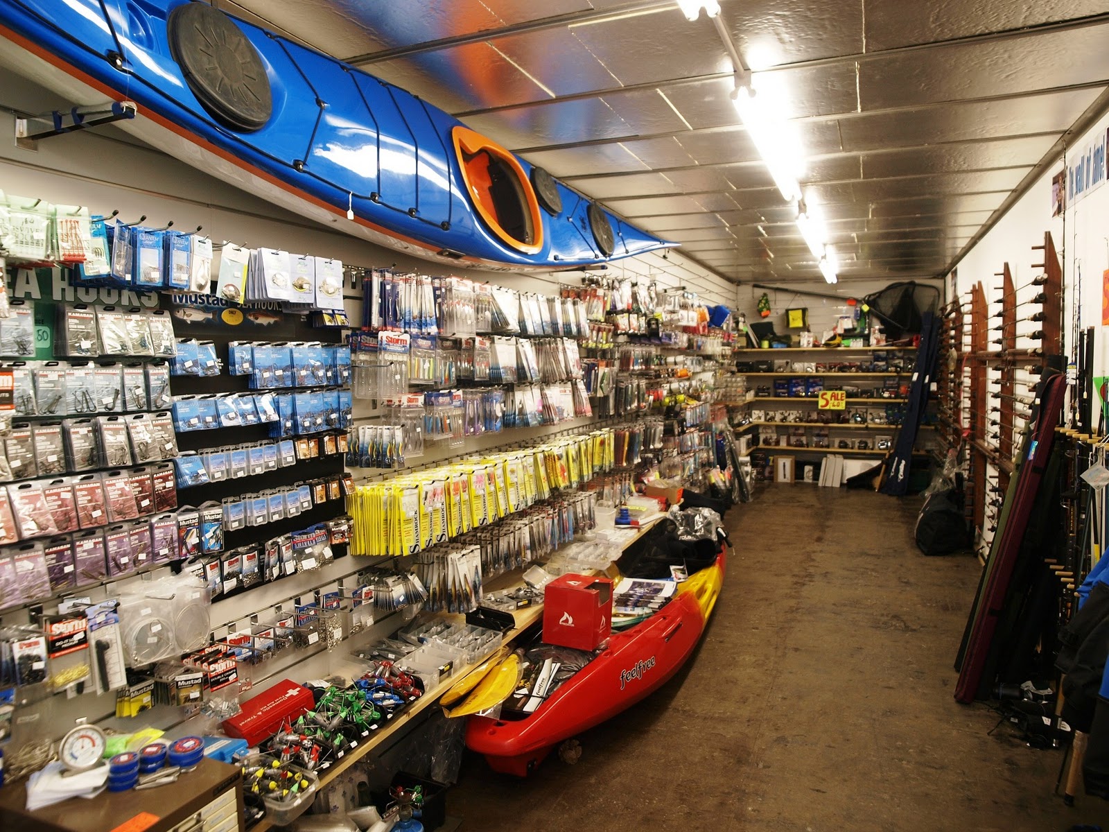 fishing shop nearby