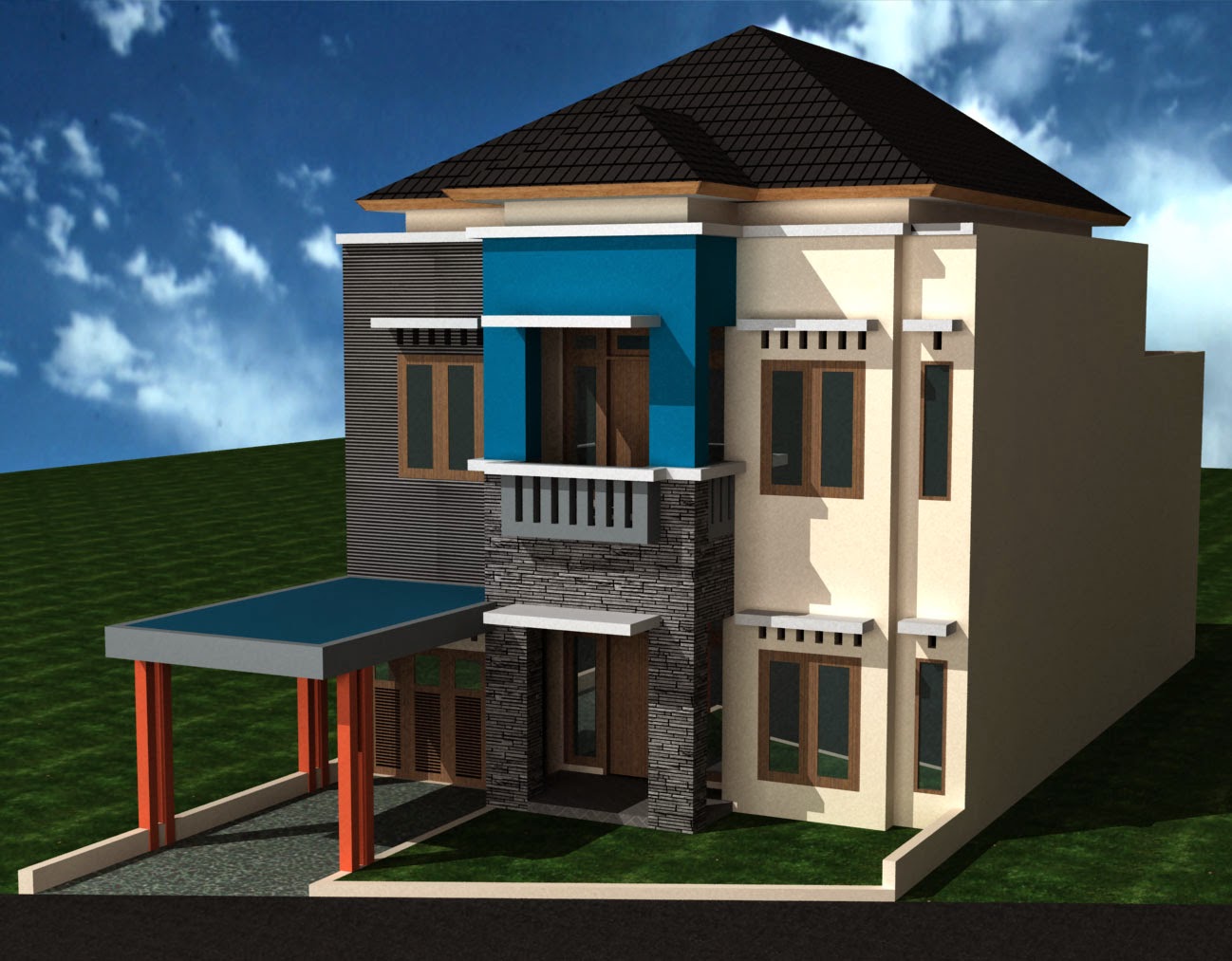 Gambar Model Rumah Atap Limas Interior Rumah
