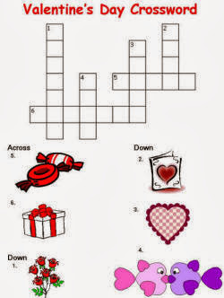 Easy Valentines Crosswords 3