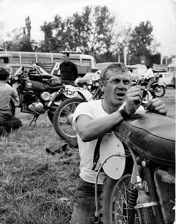 Classic Cars Authority: Steve McQueen and Paul Newman... both motorbike