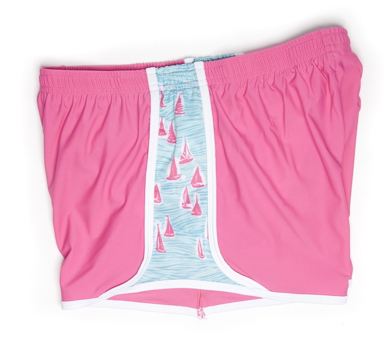 Preppy Pink Crocodile: The Cutest Work Out Shorts
