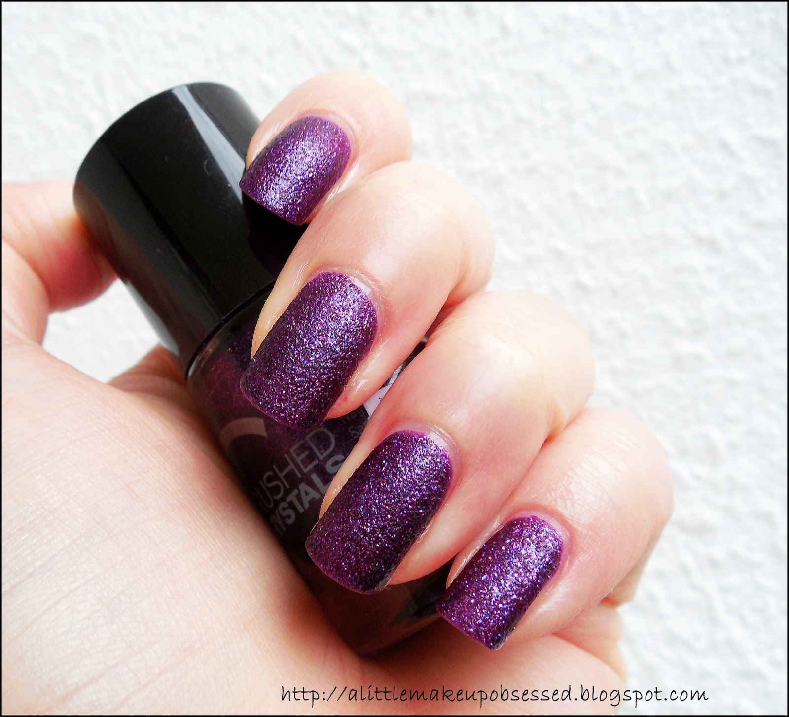 NOTD Catrice Crushed Crystals PLUMdog Millionaire a little make up obsessed