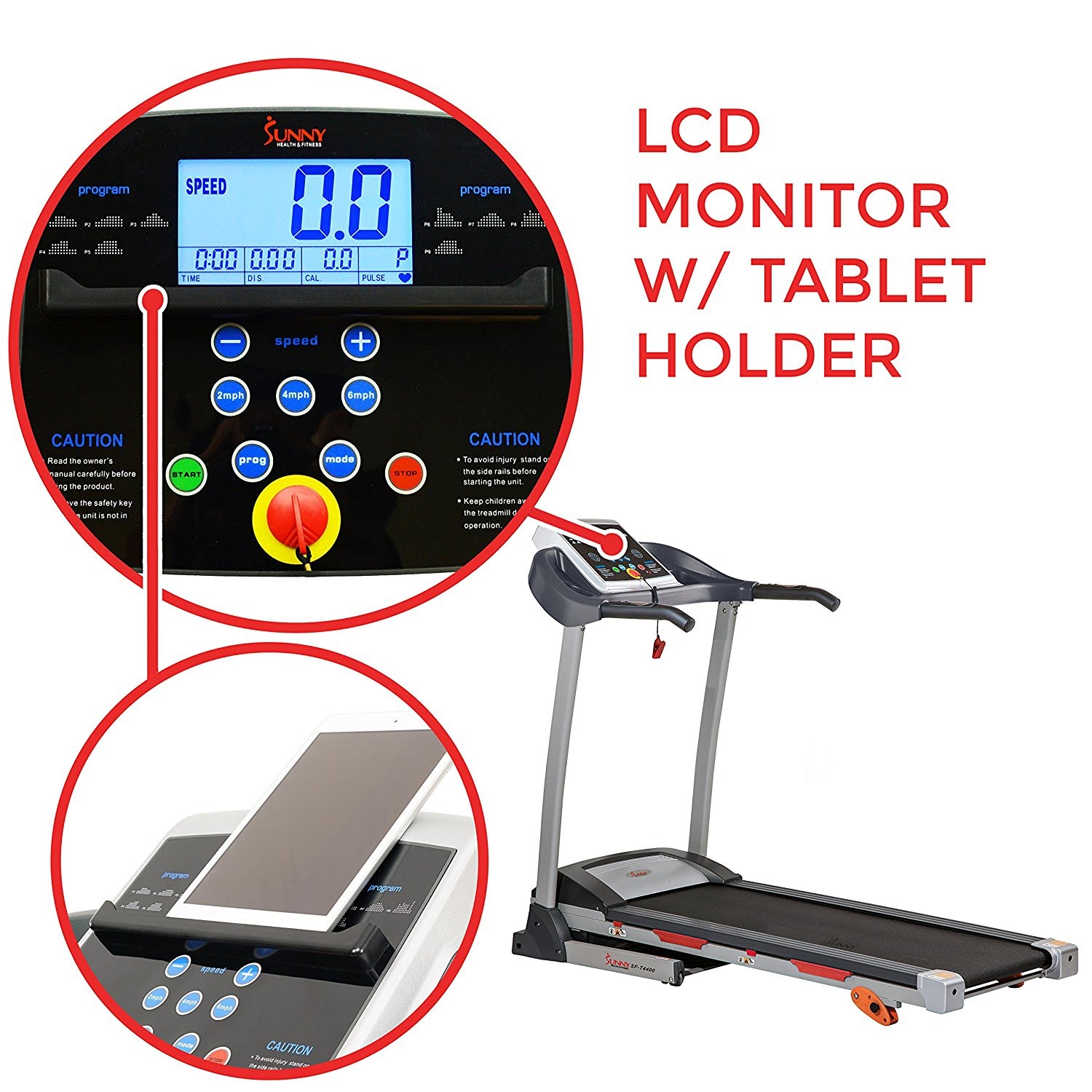 Home Gym Zone Sunny Health & Fitness SFT4400 Treadmill, Review