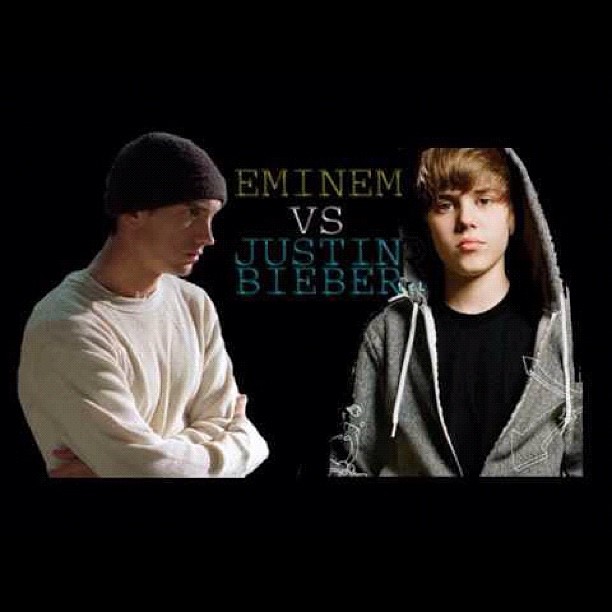 Justin Bieber Vote to Your Favorite Star Eminem Vs Justin Bieber