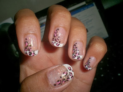 Zebra and Cheetah Nail Designs