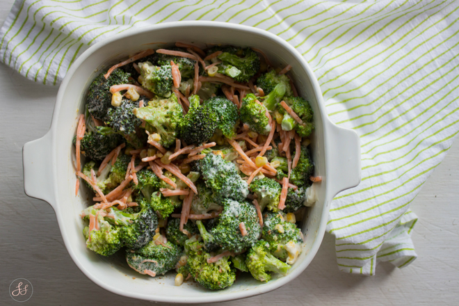 Broccoli Crunch Salad - #Vegan and #Gluten Free! 