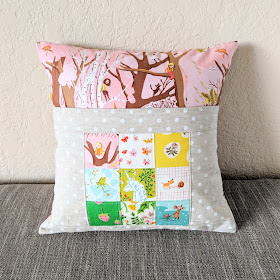Heather Ross Book Nook Pillows from Sew Organized for the Busy Girl by Heidi Staples for Fabric Mutt