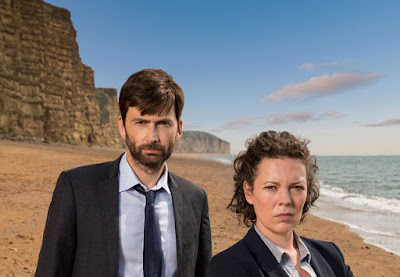 Broadchurch David Tennant and Olivia Colman Image