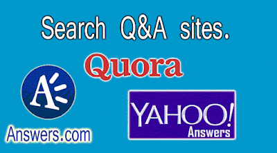 List of Q and A sites blog ideas, blog post ideas, blog content ideas, blog topic ideas, first blog post ideas,
