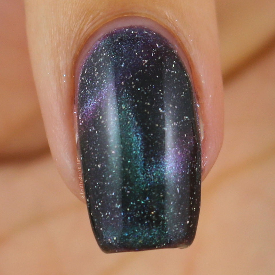 Bow Nail Polish Gravity Holo swatched by Olivia Jade Nails