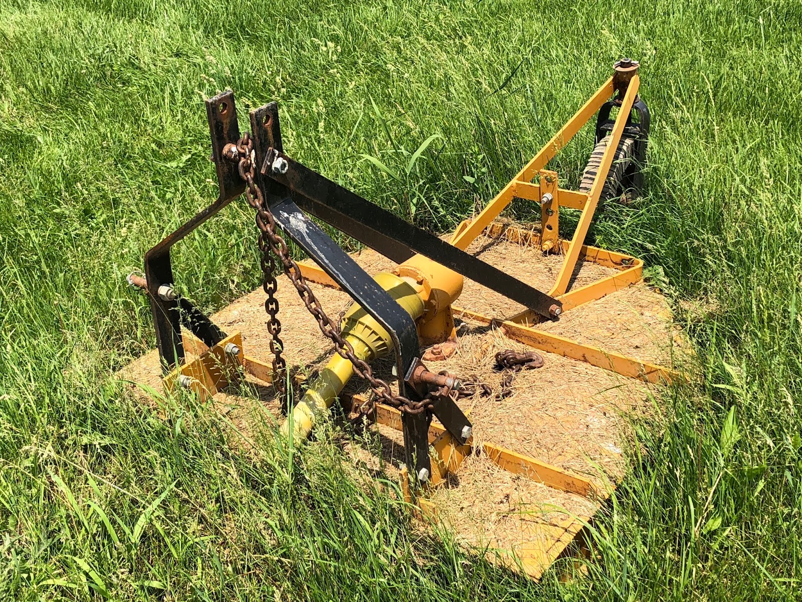 4' Woods Rotary Cutter Around Pond Woodward Acres Tree Farm and