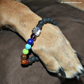 rescue dog paw Stretch Bracelet PawZaar 
