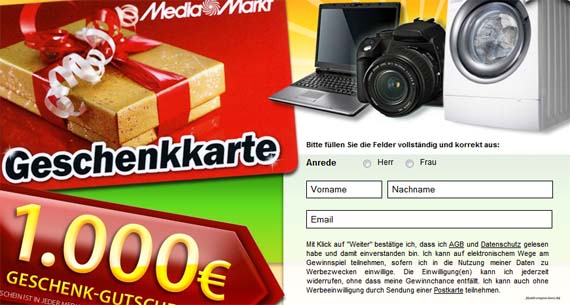 1000 Euro Media Markt Gutschein Gewinnen