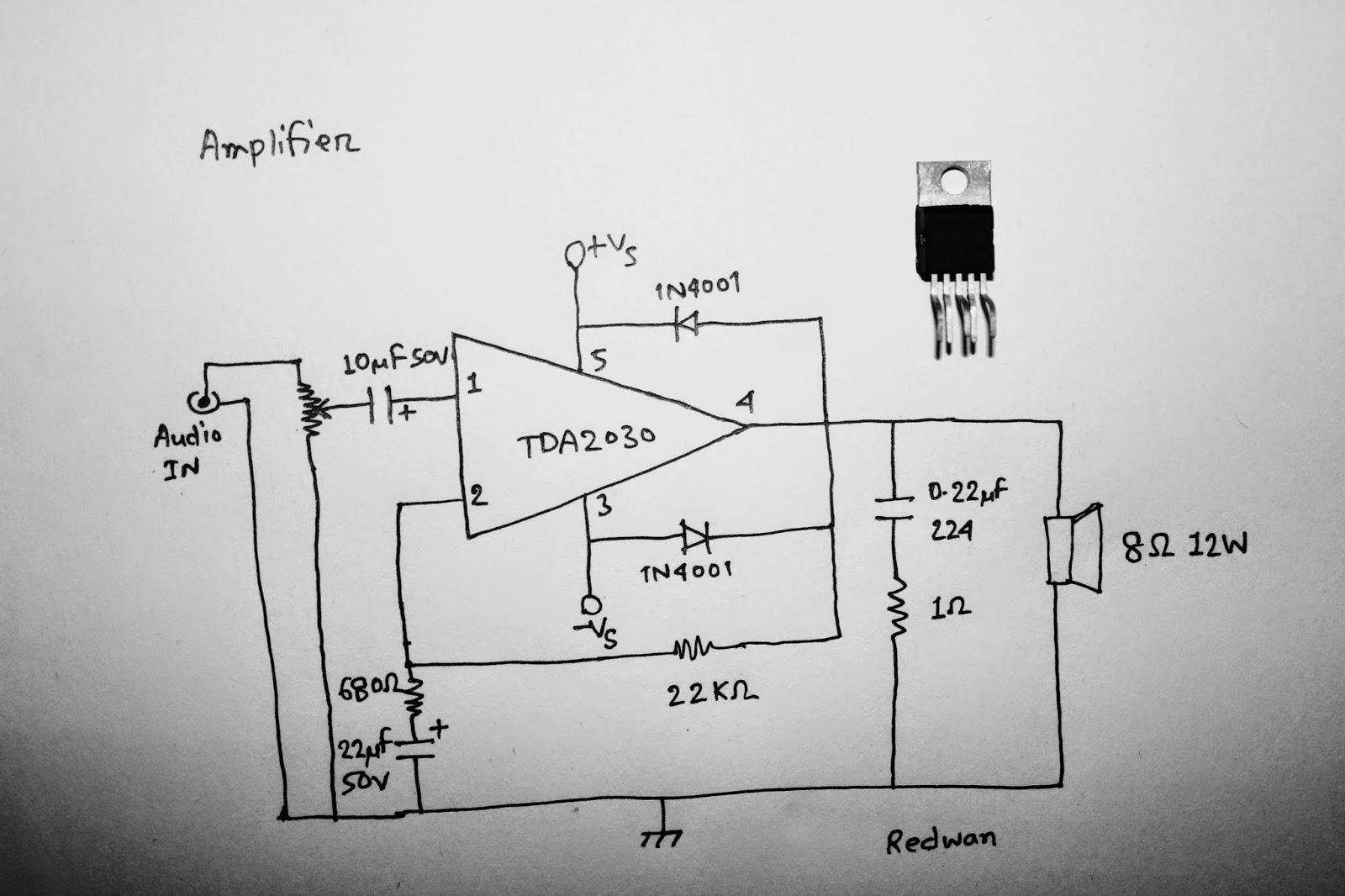 Tda Amplifier Circuit Diagram