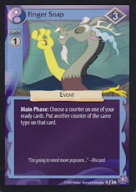 My Little Pony Finger Snap The Crystal Games CCG Card