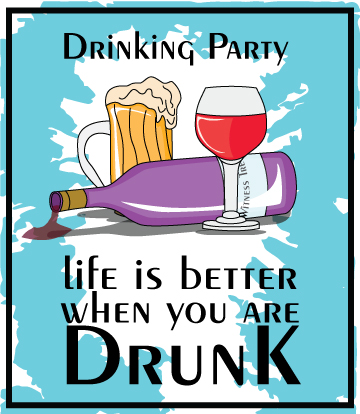 Drinking Party Poster