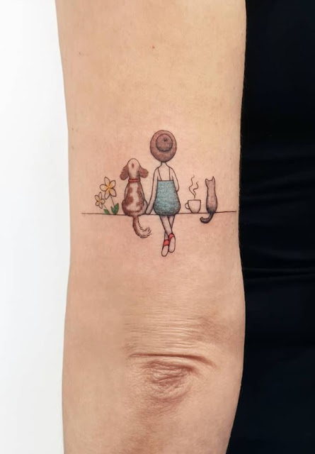 Mini tatuagens coloridas Mini tatuagens coloridas