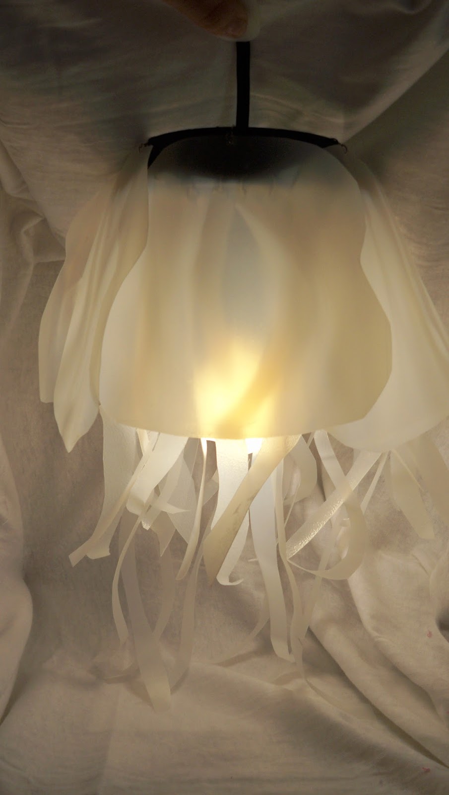 Look What Rachel Made! Jelly Fish Lamp