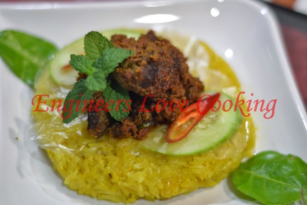 Engineers Love Cooking PULUT KUNING / TURMERIC GLUTINOUS RICE