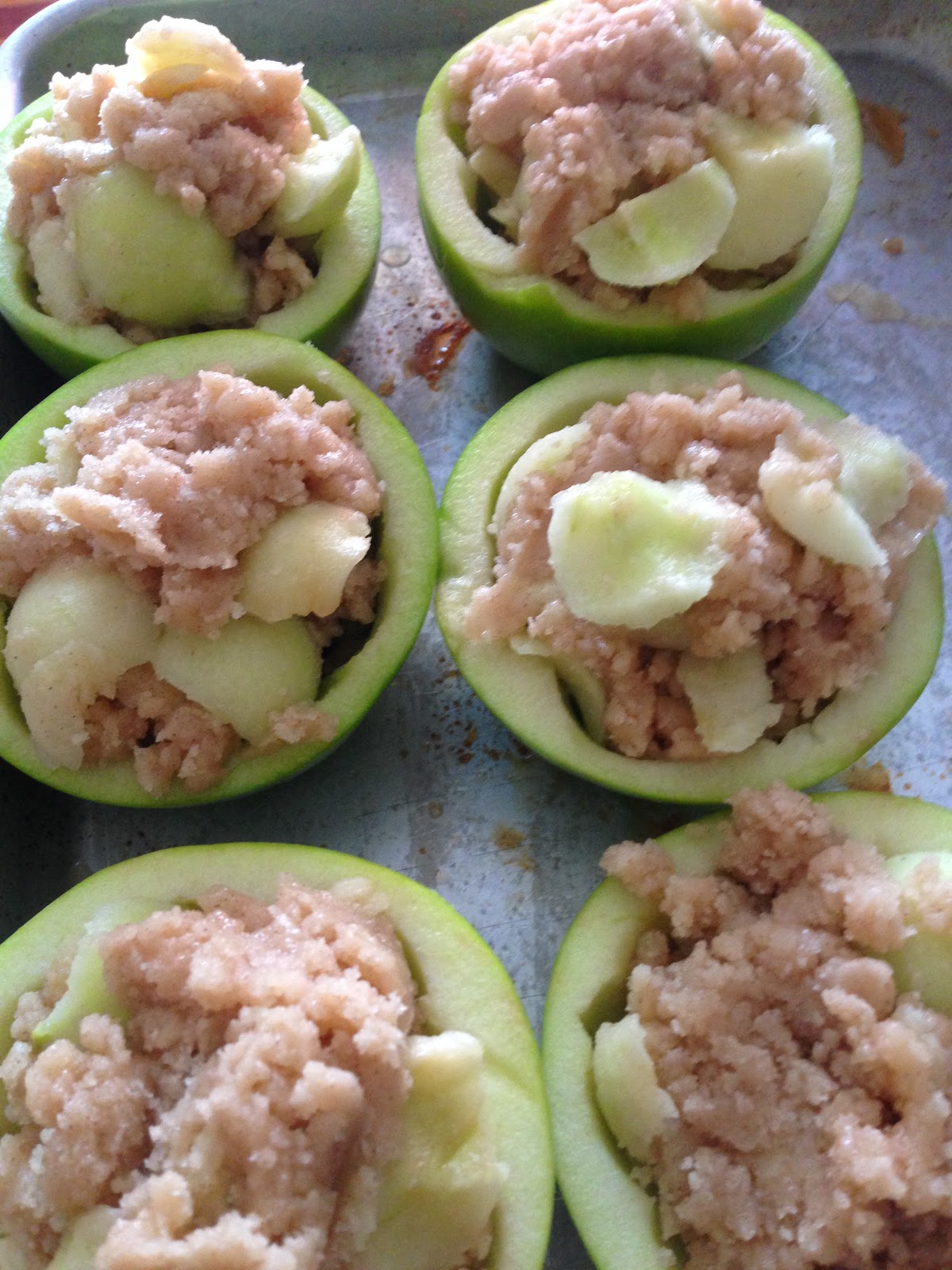 Tastefullysue Nana's Apple Cake Baked Apples
